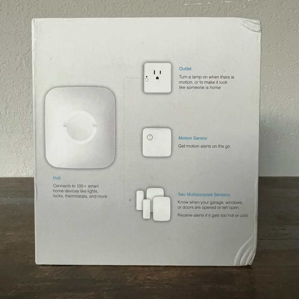 Samsung‎ SmartThings Home Monitoring Kit Smart Hub Motion Sensor Outlet